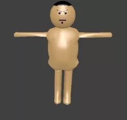 funny character 3D model