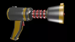 Futuristic pistol 3D model