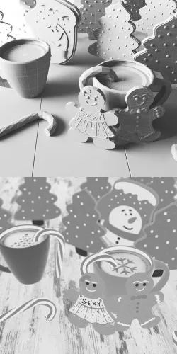 Gingerbread Cookie 3D model
