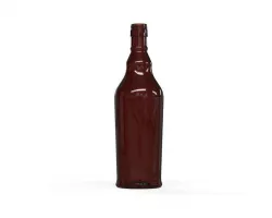 Glass bottle 3D model