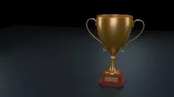 Golden Trophy 1 3D model