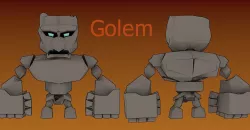 Golem Low Poly 3D model 3D model