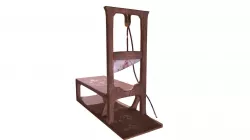Guillotine Low-poly  3D model