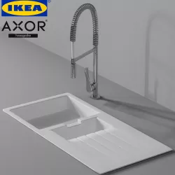  Hansgrohe Axor Citterio Faucet and Ikea Hallviken 3D model