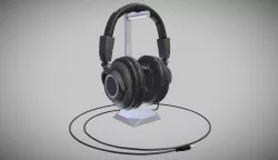 Headphones Low-poly  3D model