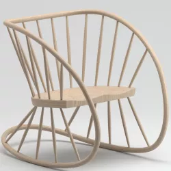 Heal Rocking Chair 3D model