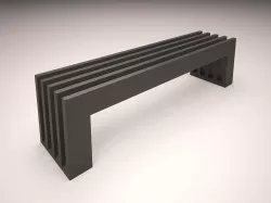 Heater bench 3D model