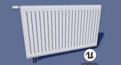 Heating Radiator Game Ready Low-poly  3D model