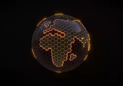 Hexagon Planet Earth 3D model