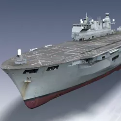 HMS Ocean Low-poly  3D model