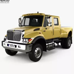 International CXT Pickup Truck 2005 3D model