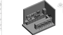 Kitchen for revit  3D model