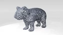 Koala Voronoi 3D model