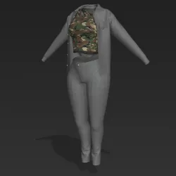 Lady suit 3D model