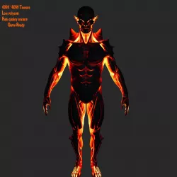 lava monsters Low-poly  3D model