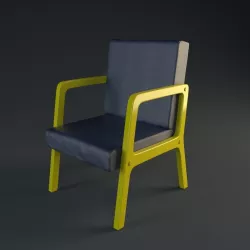 Lea chair 3D model