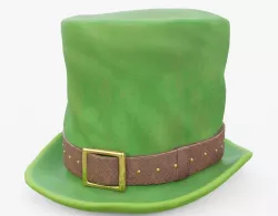 Leprechaun Hat Low-poly  3D model