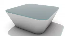 Low Beveled Cube Coffee Table Low-poly  3D model