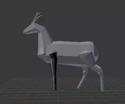 Low-Poly Deer Low-poly  3D model