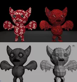 LowPoly Character Designed For Games and Animations Low-poly  3D model