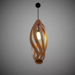 Lustre With A Wooden Plafond 3D model
