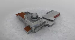 LXGB Control Tower Low-poly  3D model