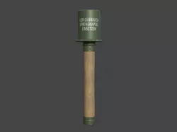 M24 hand grenade Low-poly  3D model