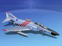 McDonnell Douglas F-4J Phantom II Aust 3D model