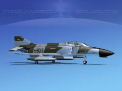 McDonnell Douglas F-4J Phantom II V16 Luft 3D model
