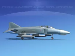 McDonnell Douglas F-4J Phantom II V17 Luft 3D model