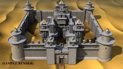 Medieval Castle Pack 3D model