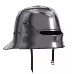 Medieval Knight Sallet Helmet 2 3D model