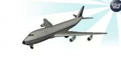 Mobile airliners Low-poly  3D model