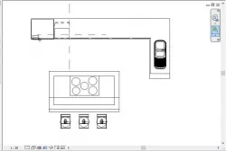 Modern Kitchen revit family 3D model