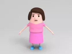 Mom Character 3D model