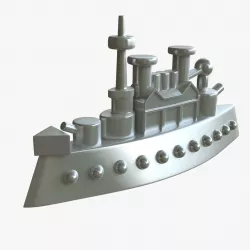 Monopoly Battleship 3D model