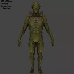 monster Low-poly  3D model