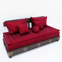 moroccan sofa 3D model
