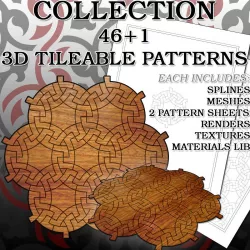 Mosaic 3D Patterns 2 3D model