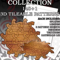 Mosaic 3D Patterns 3D model