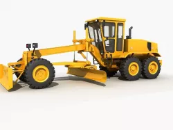 Motor Grader 3D model