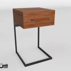 Nash Nighstand by West Elm model 3D model