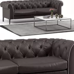 Natuzzi Orfeo sofa 3D model
