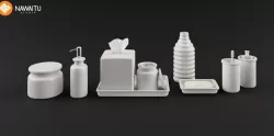 Nawaitu Studio Models Volume 01 Bathroom Accessories 05 3D model