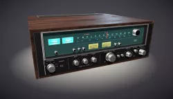Old Stereo Receiver 3D model