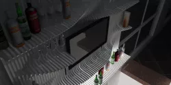 PARAMETRIC BAR SHELVES 3D model