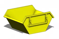 Parametric Skip - Revit Family 3D model