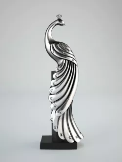 peacock 3D model