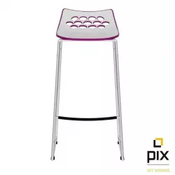 Plastic Seated Bar Stool 3D model