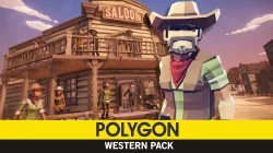 POLYGON - Western Low-poly  3D model